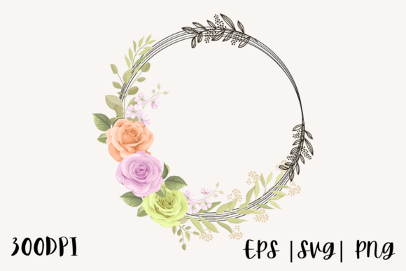 Download Watercolor Floral Frame Illustration - Floral frame illustration Collection