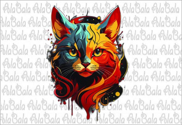 Download Watercolor Cat Png, Sublimation Graphics - Sublimation graphics Collection