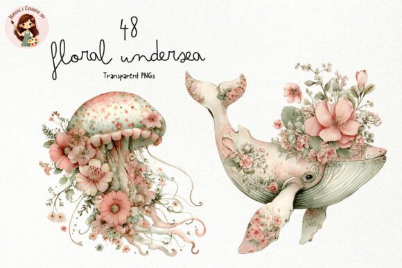 Download Watercolor Floral Undersea PNG Clipart - Clipart Collection