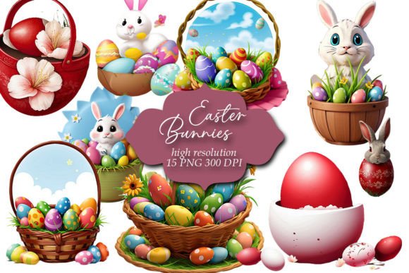 Download Easter Clipart, Easter Bunnies Clip Art - Premium Resources