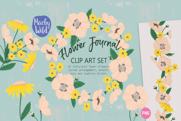 Download Digital Flower Clipart - Clipart Collection
