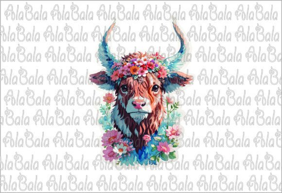 Download Cow Floral Png, Sublimation Graphics - Sublimation graphics Collection