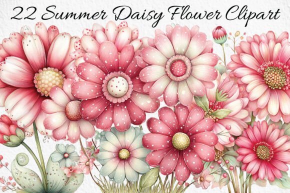 Download Summer Daisy Flower Clipart - Clipart Collection