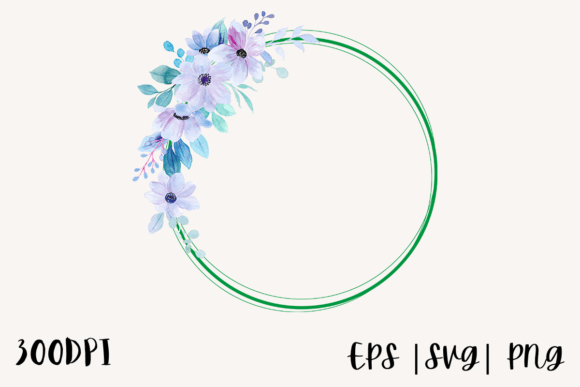 Download Watercolor Floral Frame Illustration PNG - Floral frame illustration Collection