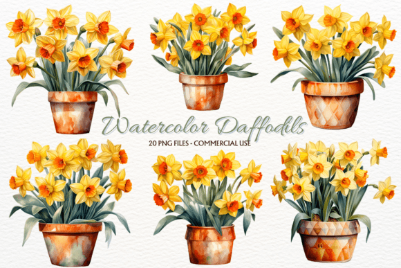 Download Spring Daffodil Flowers PNG Clipart - Clipart Collection