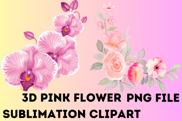 Download 3d Pink Flower Clipart - Clipart Collection