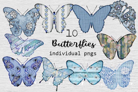 Download Vintage Butterfly Cutout Clipart - Clipart Collection
