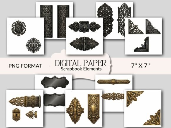 Download Vintage Junk Journal Book Ornate Clipart - Clipart Collection