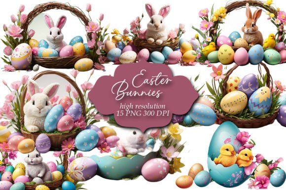 Download Easter Clipart, Easter Bunnies Clip Art - Premium Resources