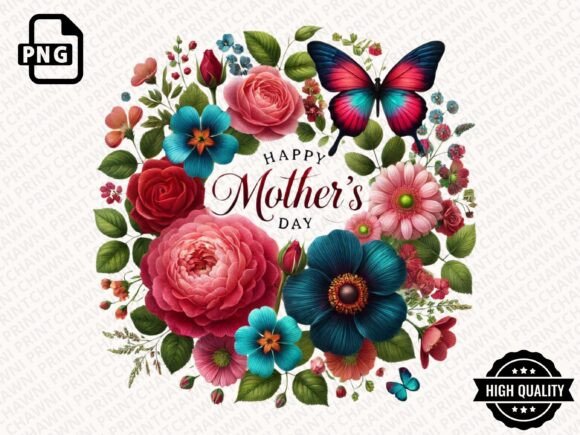 Download Watercolor Mother's Day Floral Clipart - Clipart Collection