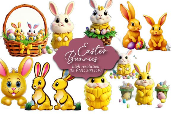 Download Easter Clipart, Easter Bunnies Clip Art - Easter bunnies clip art Collection