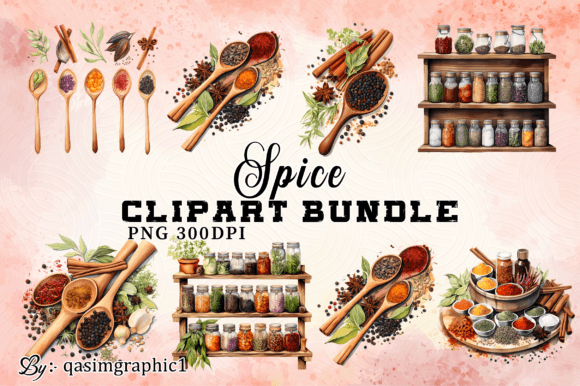 Download Watercolor Herbs and Spices Clipart PNG - Clipart Collection