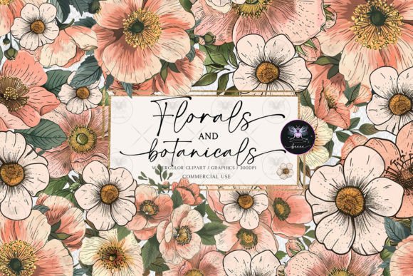 Download Botanical Floral Clipart Set - Clipart Collection