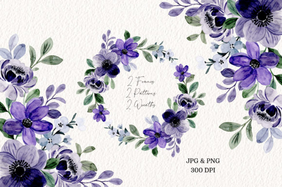 Download Digital Clipart Floral Watercolor Part28 - Clipart Collection
